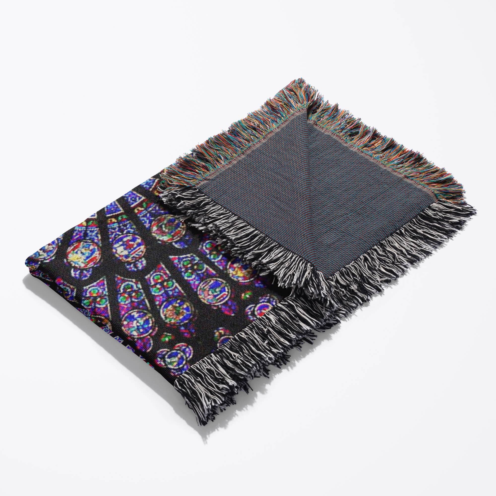 3dRose - Wholesale Throw Blanket - 3dRose, Notre Dame Cathedral Stained Glass, Blanket3