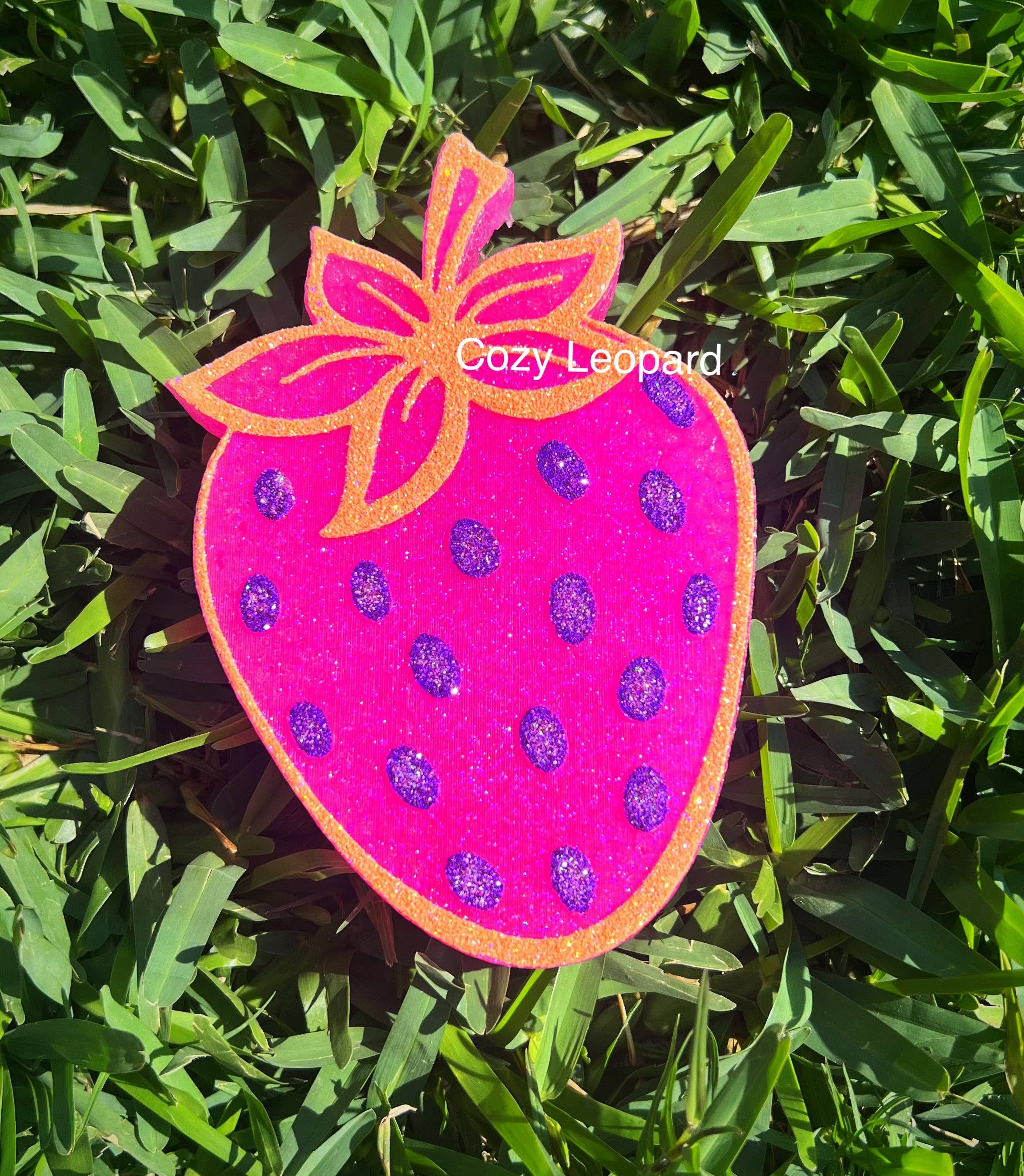 Cozy Leopard Boutique - Wholesale Car Freshener - Women's - Strawberry Car Freshie9