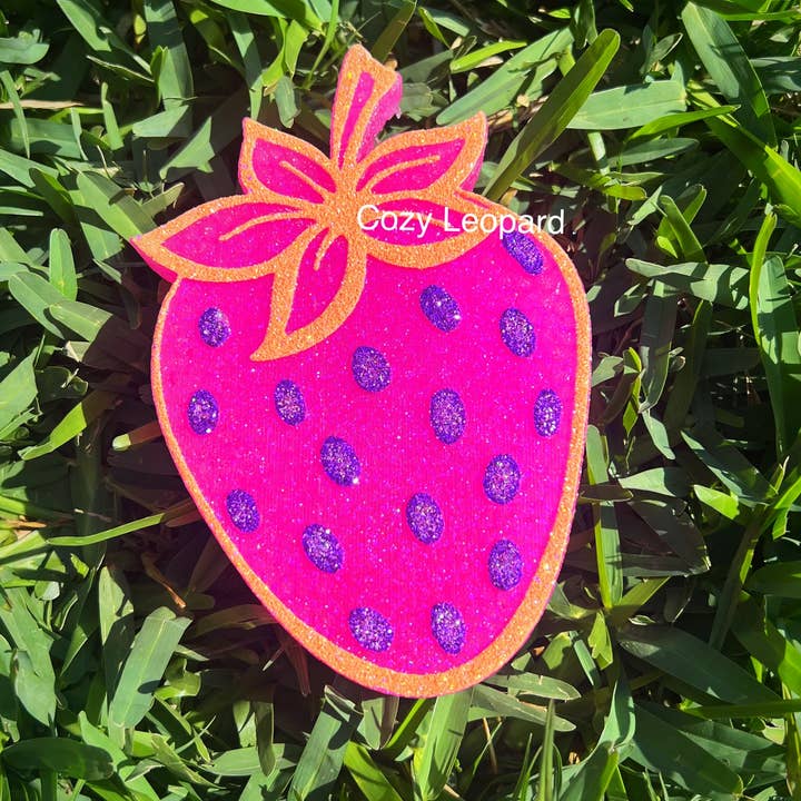 Cozy Leopard Boutique - Wholesale Car Freshener - Women's - Strawberry Car Freshie9