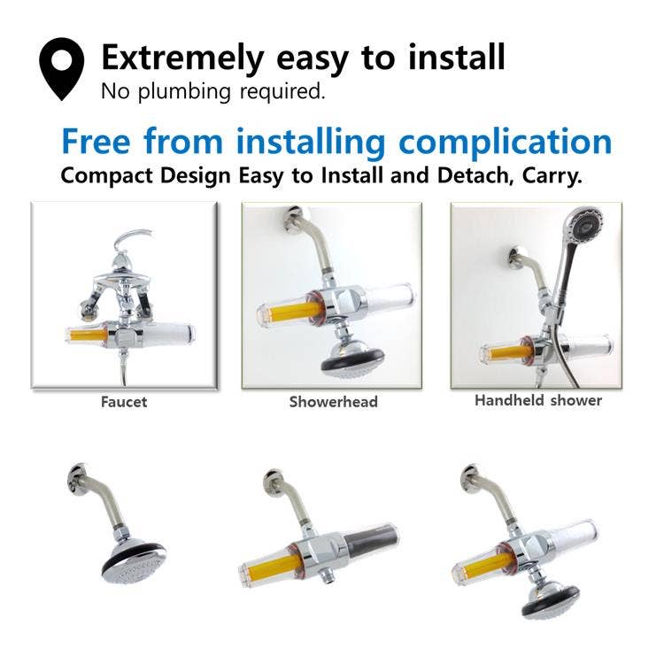 VitaPure America - Wholesale Water Filter - SUF-300VPX  VitaPure Inline Water & Shower Filter6