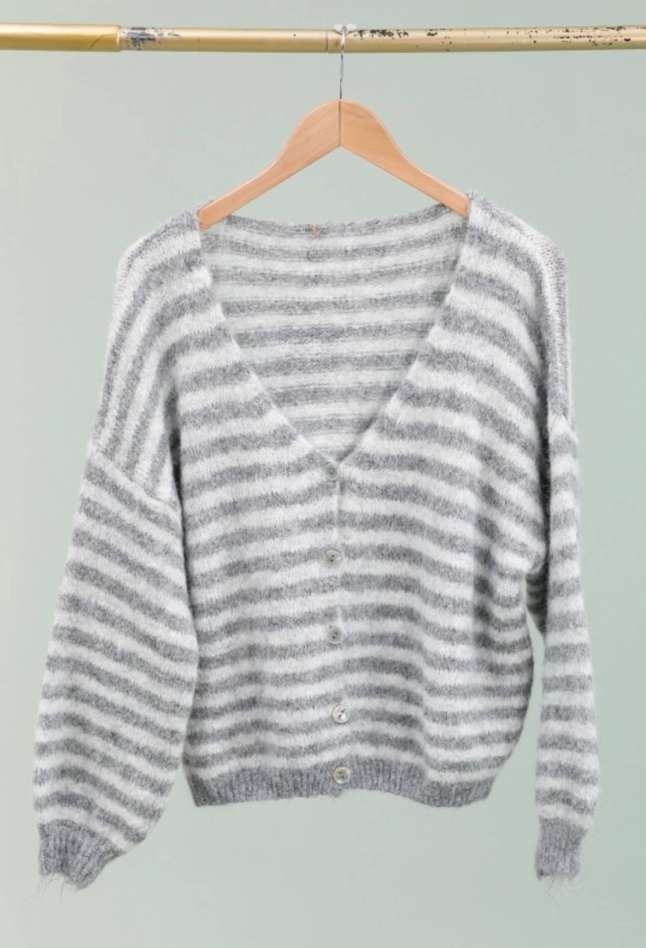 LÉA & LUC - Wholesale Cardigan - Women's - Striped cardigan REF. 5106213