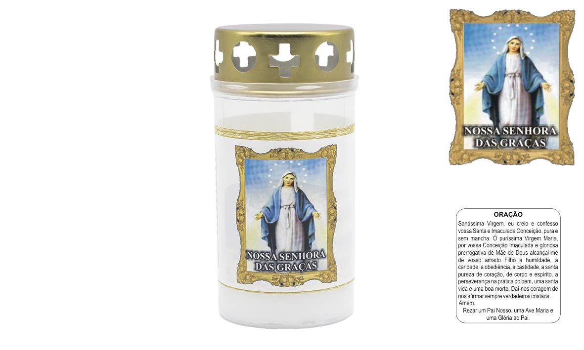 Esoterica Arte - Wholesale Votive Candle - V. Lamps. N. Mrs. Graças (20 units)0