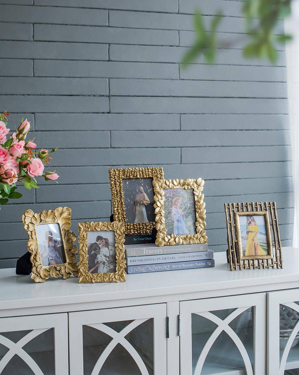 A&B Home Group Inc. - Wholesale Picture Frame - 7.5x9.5" Gold Photo Frame, 4x6" Opening - Gold10