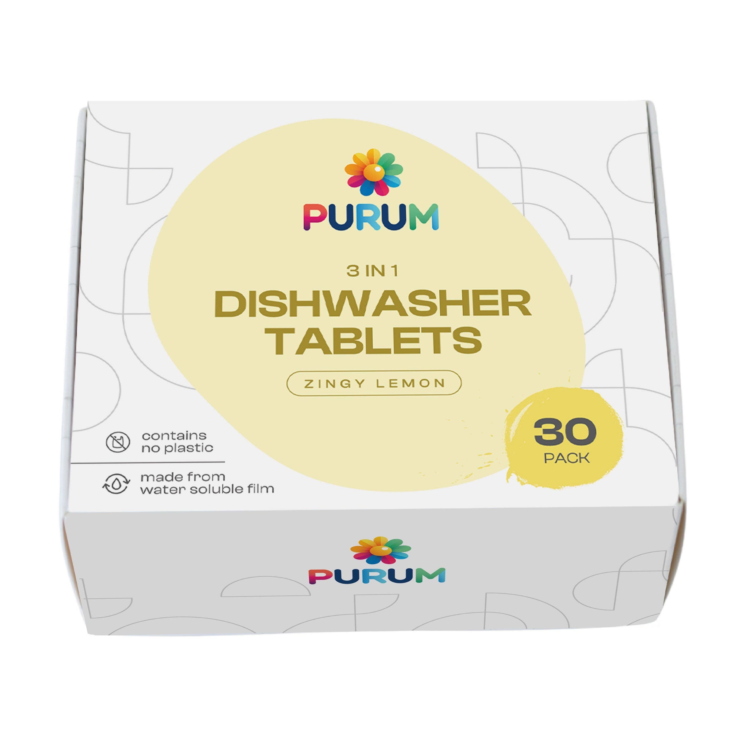 Re:gn - Wholesale Dishwasher tablets - Purum 3 In 1 Dishwasher Tablets – 30 Pack1