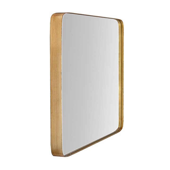 Frame My Mirror, LLC - Wholesale Wall Mirror - Highland Gold Rounded Corner Framed Mirror