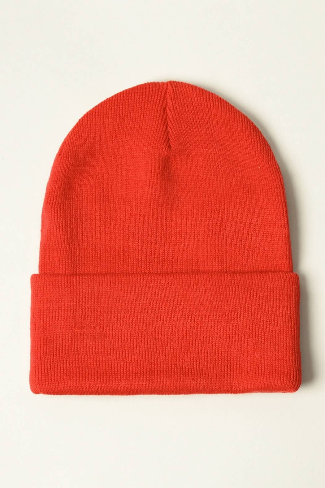 Fashion City - Wholesale Beanie - Dames - Winter effen kleur manchet gebreide muts10