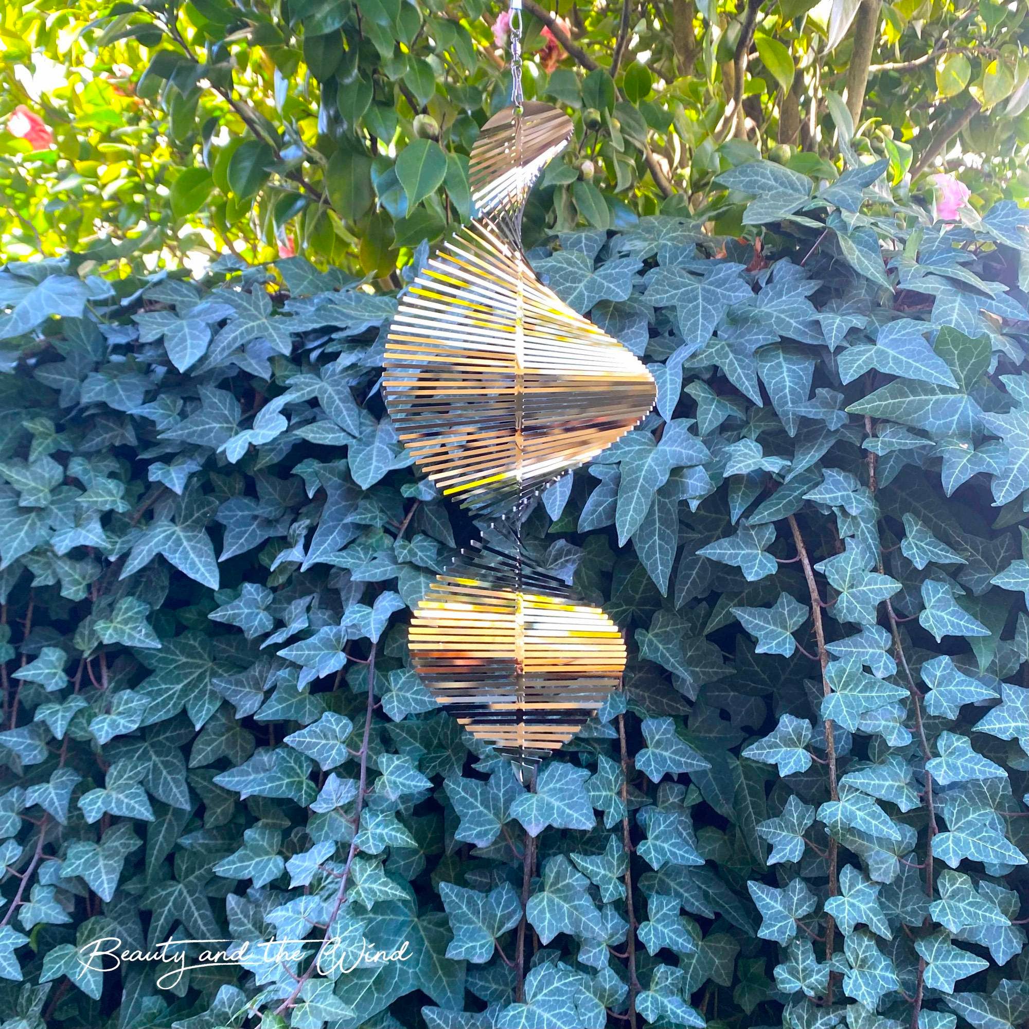 Beauty and the Wind – wholesale Wind spinner – Helix Wind Spinner - White Gold8