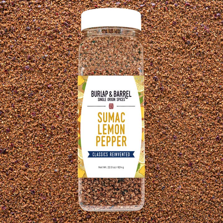 Burlap & Barrel - Wholesale Dried Spice Mix - Sumac Lemon Pepper - Foodservice Spice & Seasoning Blend