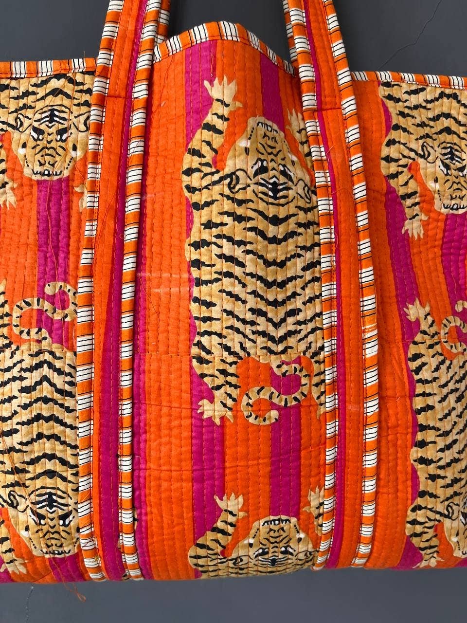 Bhawana Handicrafts - Wholesale Tote Bag - Women's - Handmade Cotton Quilted Floral Tote & Market Bag1