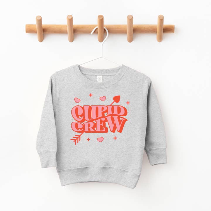 Benny & Ray Apparel - Vente Sweat-shirt – enfant - Sweatshirt Cupid's Crew pour la Saint-Valentin pour enfants2