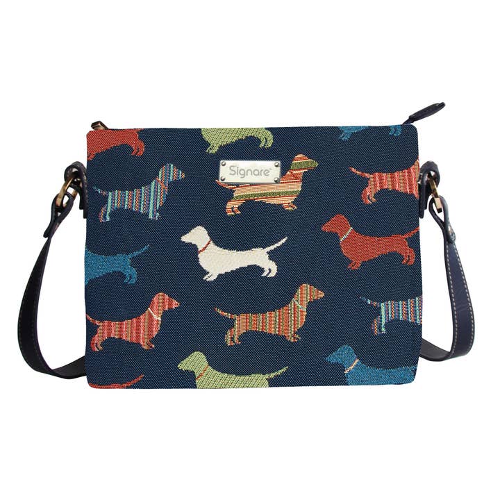 XB02-DACH | DACHSHUND CROSS BODY BAG PURSE HANDBAG for wholesale by SignareArt