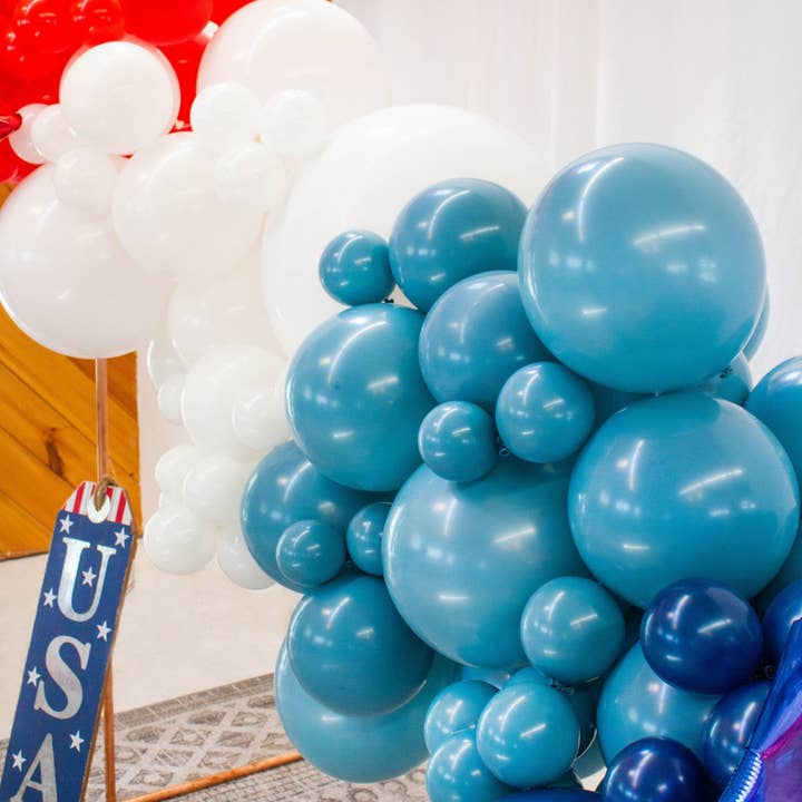 Ellie's Party Supply - Wholesale Balloon - 4th of July Balloon Arch Kit - Patriotic Balloon Garland Kit2