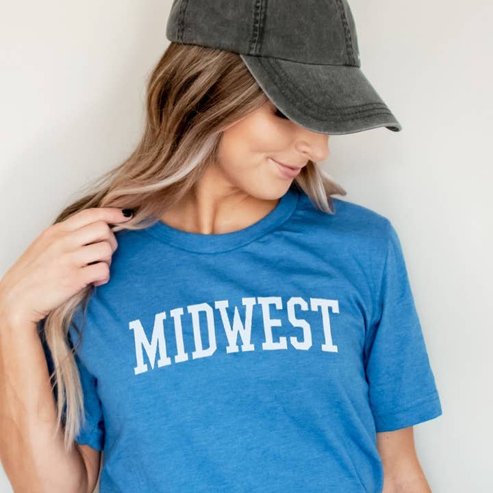Midwest Graphic Tee for wholesale by Bella Me