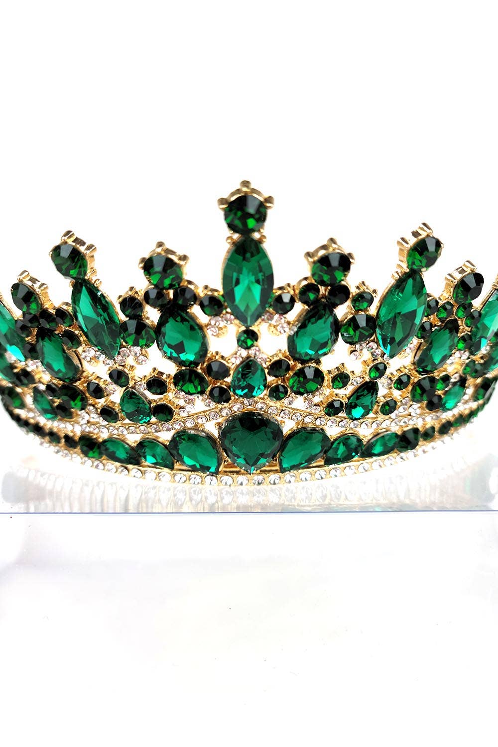 Chicas - Wholesale Tiara - Women's - One Size Fits All Tiara With Jewels HT93222