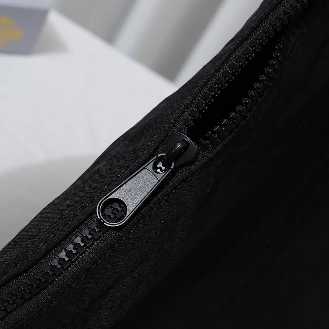 Fashion City - Wholesale Crossbody Bag - Women's - Nylon Half Moon Crossbody-Dark Colors12