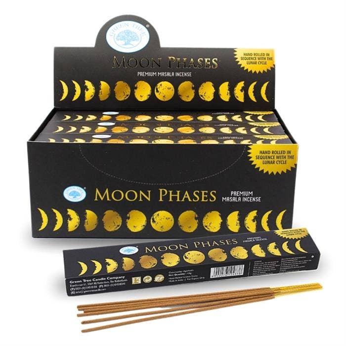Green Tree - Wholesale Incense - Green Tree Moon Phases Incense 15 grams