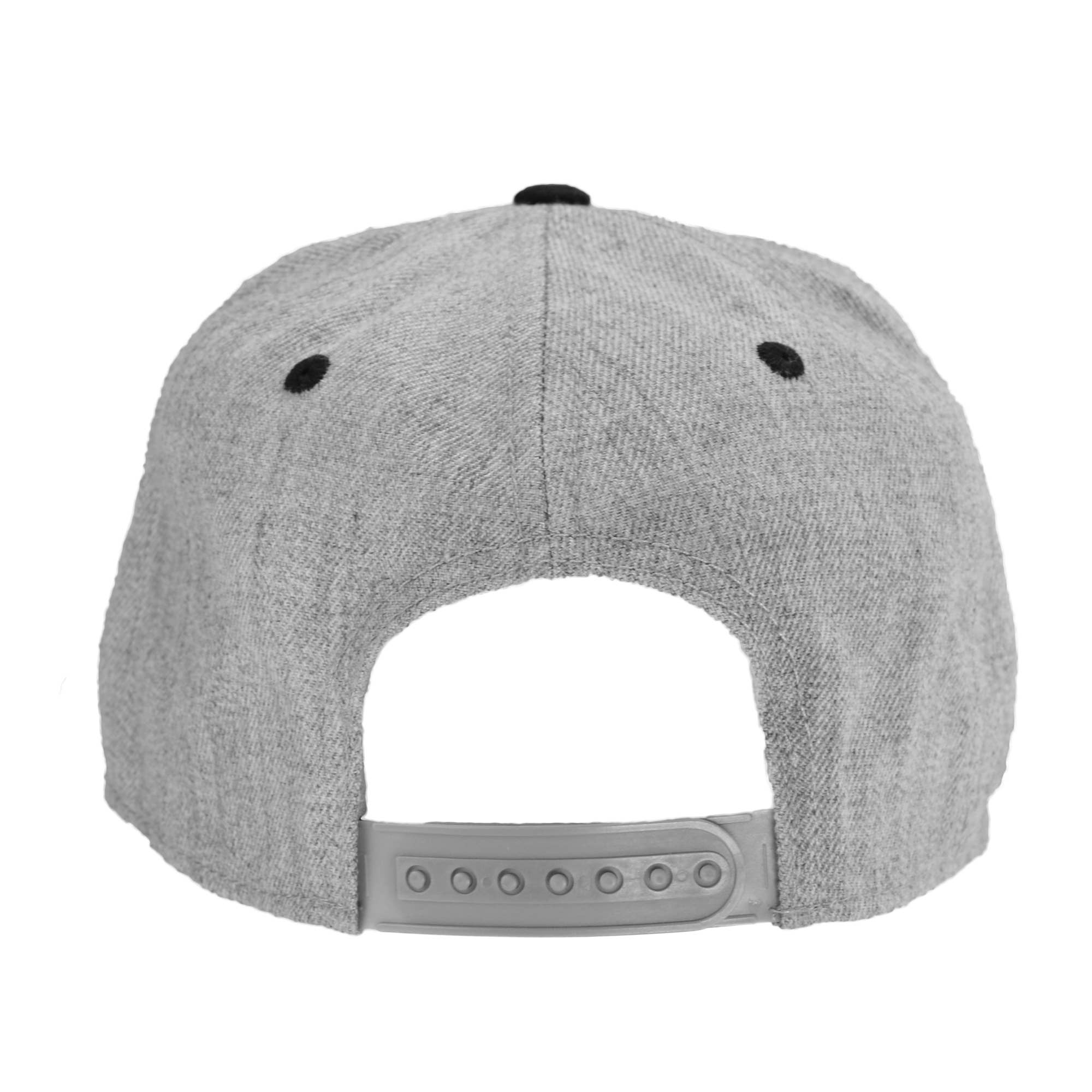 Dalix - Vente Casquette à visière plate – unisexe - DALIX Casquette à 5 panneaux en laine mélangée11