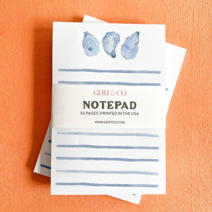 Gert & Co – wholesale Notepad – Mussel Shell Notepad | Oyster Shell Notepad2