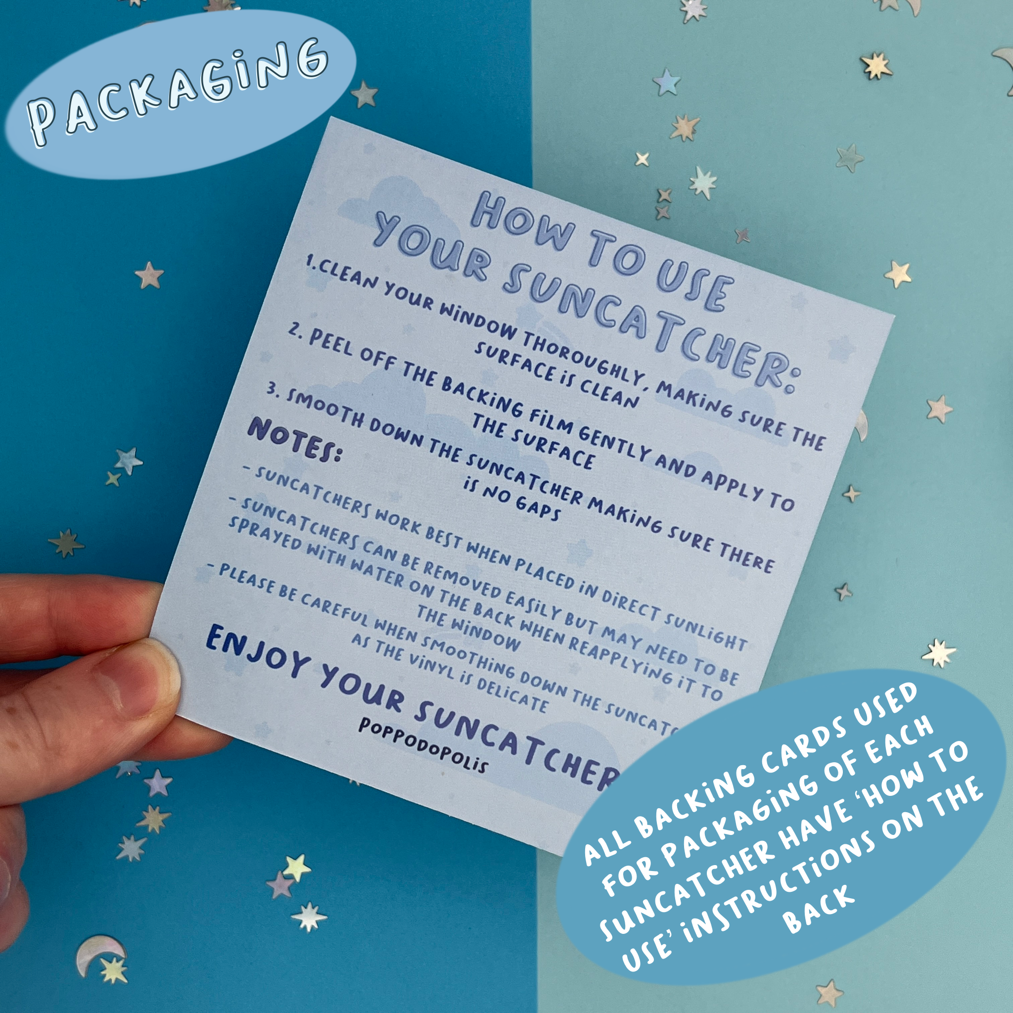 Poppodopolis - Wholesale Suncatcher - Mini Moon Suncatcher5