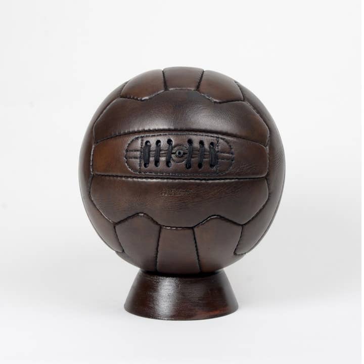 John Woodbridge Makers – wholesale Sportbollar – VINTAGE LÄDER FOTBOLL 1950