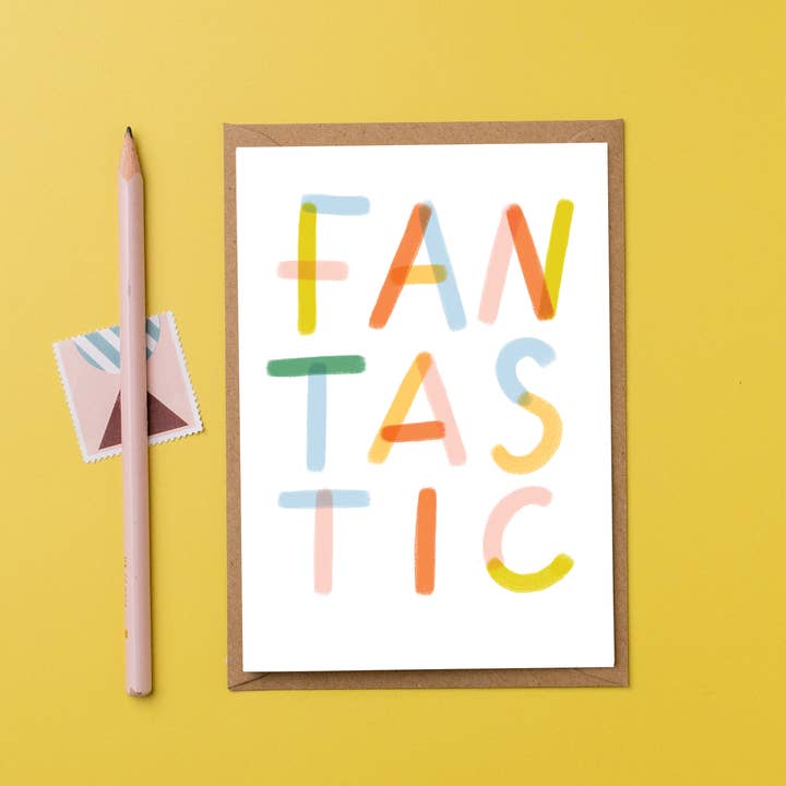 Fantastic celebration card for wholesale by Letterbox Lane