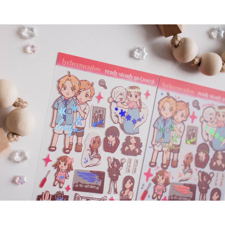 Lycheemeadow - Wholesale Sticker - FMA 2003 Holographic Sticker Sheet10