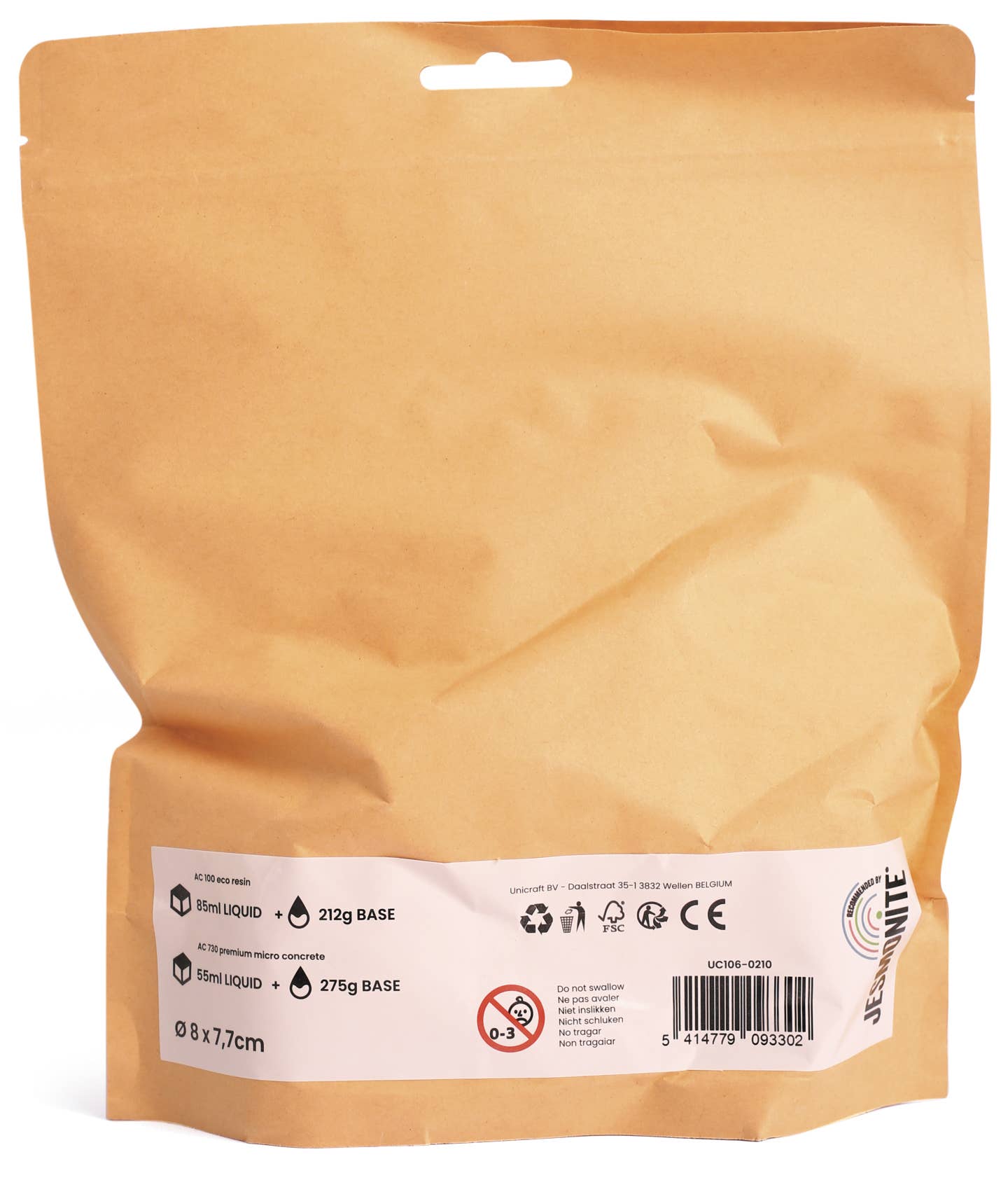 Graine Créative - Wholesale Bath Soap Dish - JESMONITE SILICONE MOLD Ø 8CM X 7.7CM - SMOOTH POT + LID2