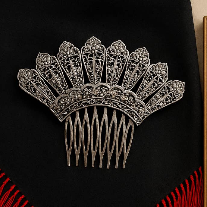 Wild & Free – Großhandel Haarnadeln – Schöner sevillanischer Flamenco-Stil Kamm5