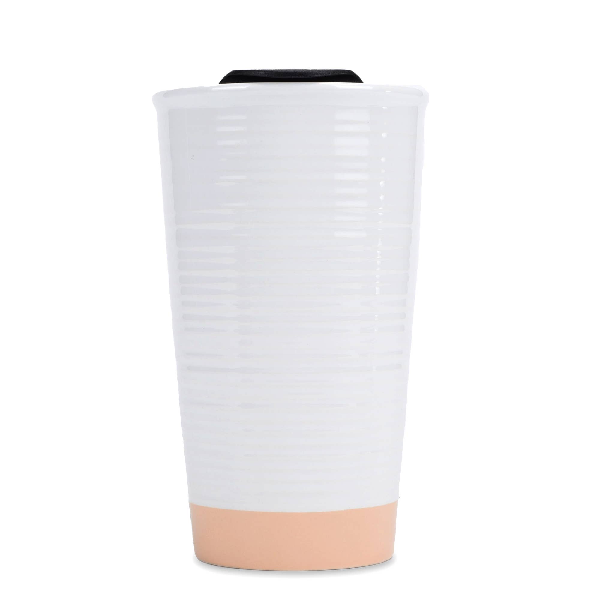 EAST AVENUE - Wholesale Coffee Mug - Loved Textured Blush Pink 12 oz Ceramic Travel Tumbler1