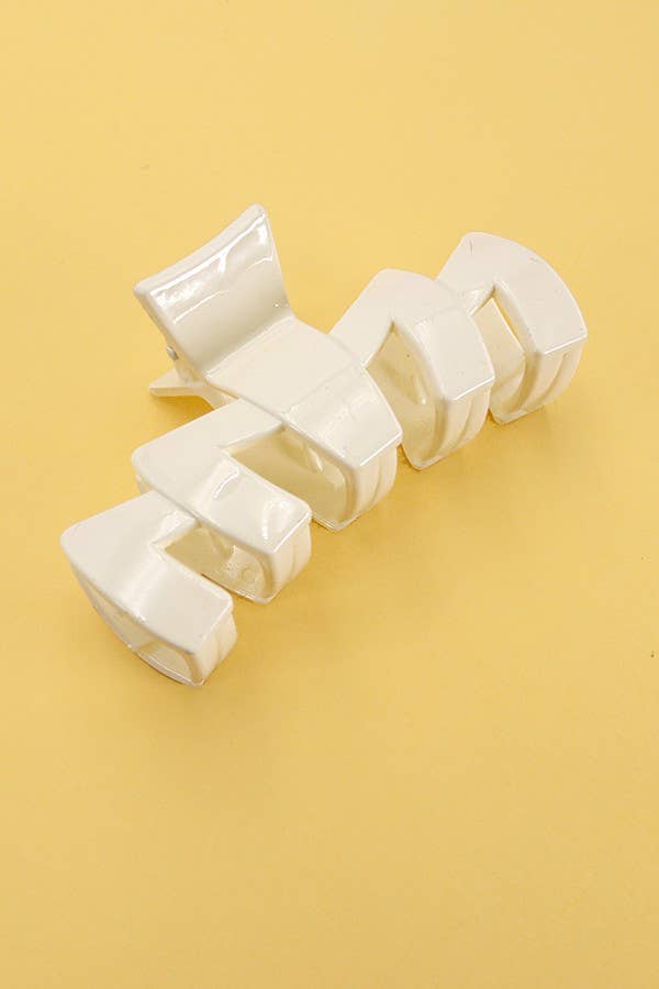 JOSSLYN by wall to wall - Wholesale Hair Clip - Women's - PREMIUM ZIGZAG  HAIR CLAW CLIPS | 40H6706