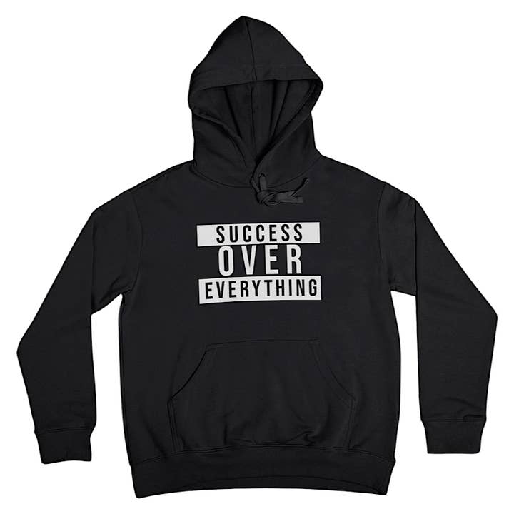 Success Advisory Hoodie - Black for wholesale by SuccessOverEverything Clothing