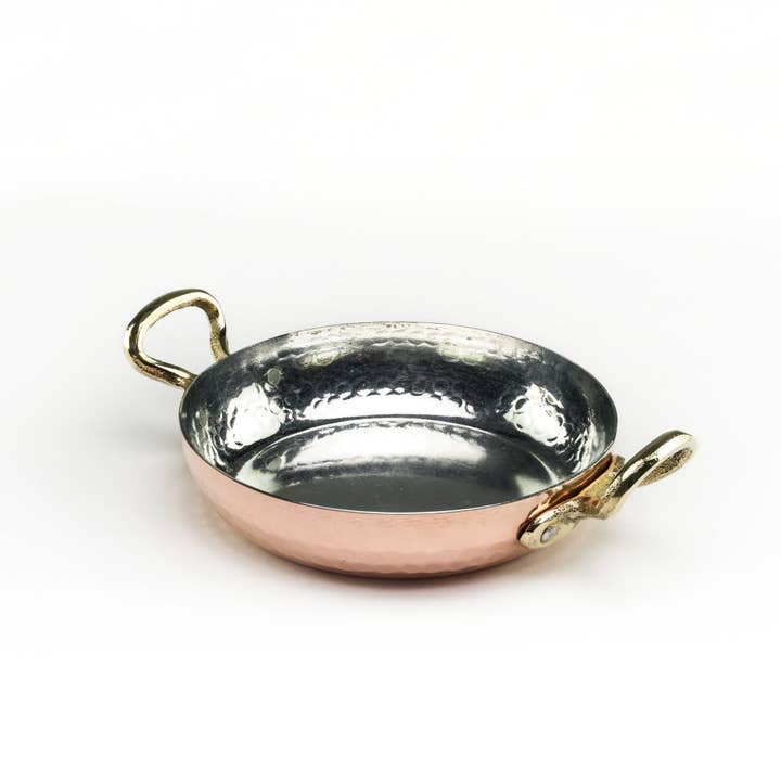 Authentic Turkish Hand-Hammered Copper Frying Pan for wholesale by Olive Oil Anatolia