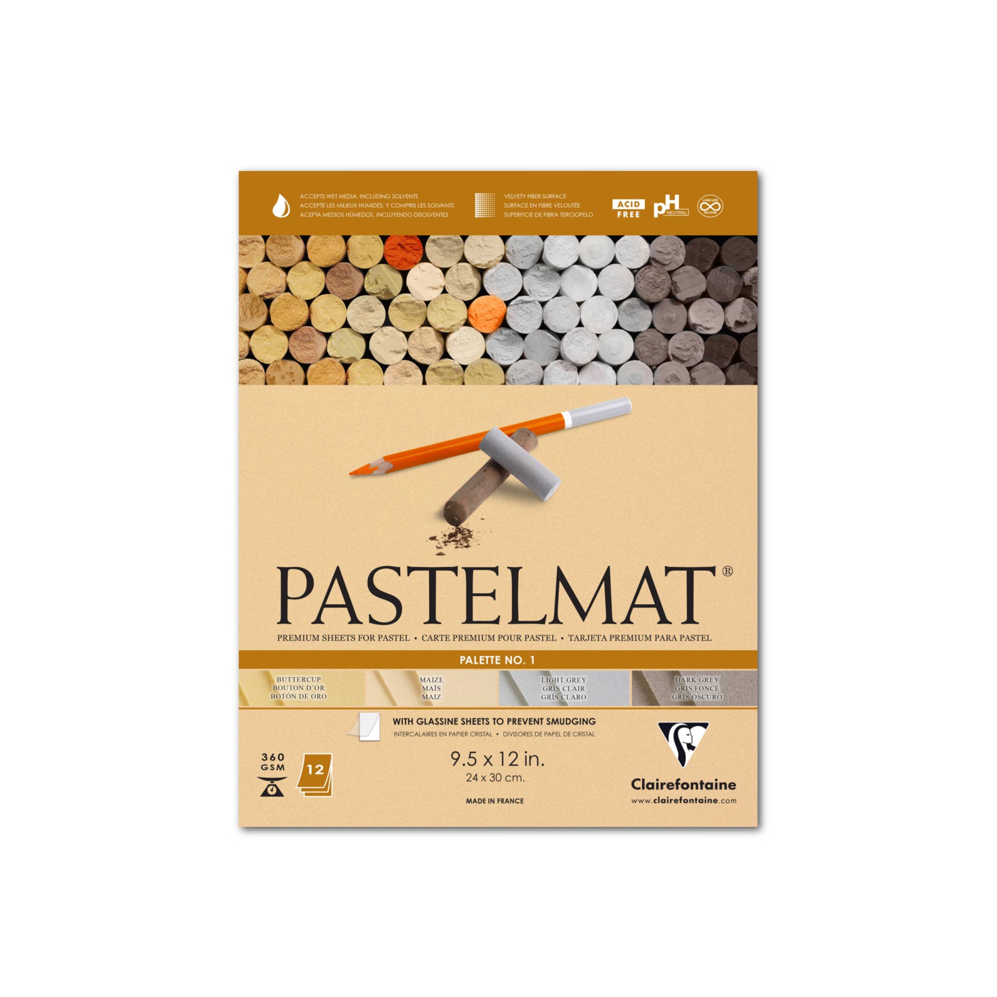 Exaclair - Wholesale Sketchbook/Sketchpad - Pastelmat Premium Textured Paper Pads For Pastel5
