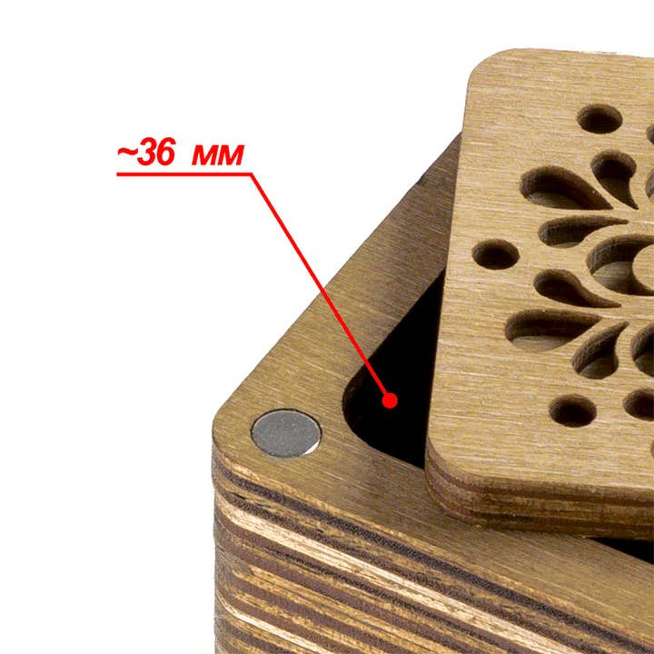 HobbyJobby – wholesale Craft supplies – Wooden Storage Box for Handcrafts #73