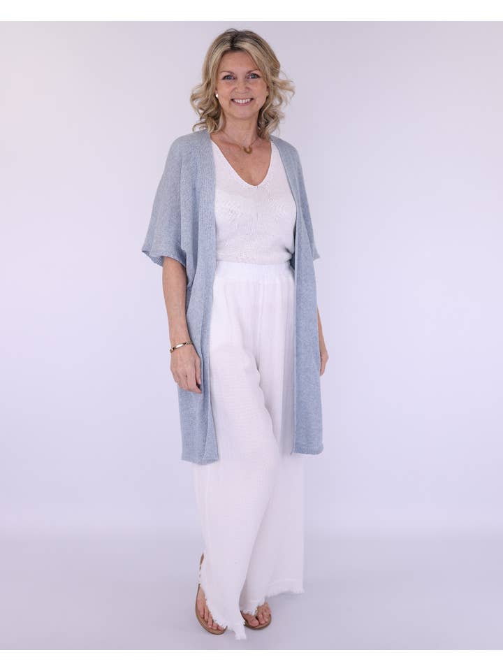Cadenza Italy Ltd - Wholesale Pants - Women's - Linen and Cotton Blend Trousers