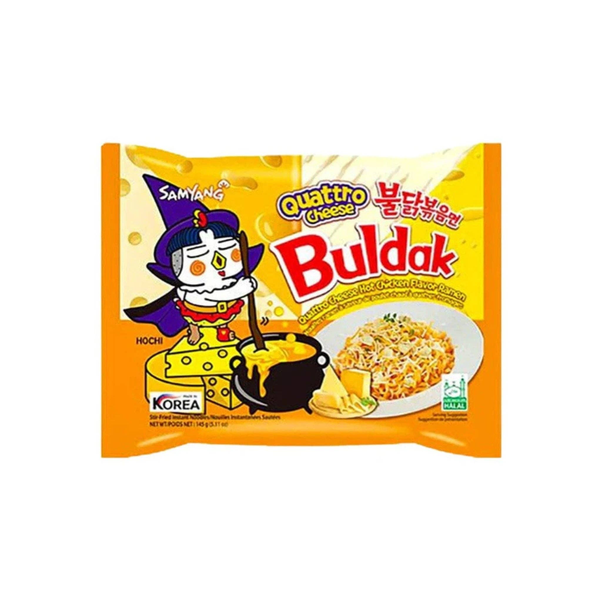 utoppa GmbH - Venta al por mayor Ramen - Samyang Buldak Quattro Cheese Ramen 140 g