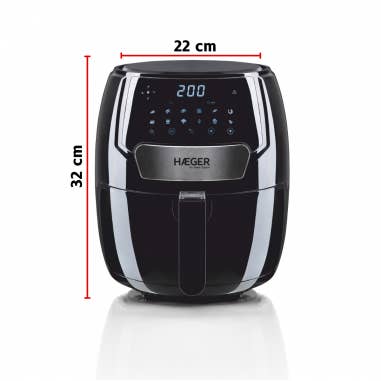 Haeger - Wholesale Kitchen Appliance - HAEGER Air Feast Digital Oil-Free Digital Fryer - 4.2L, 1500W4