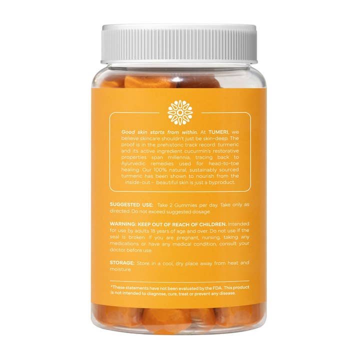 TUMERI - Wholesale Oral Supplement/Vitamin - Turmeric Curcumin Ginger Gummies