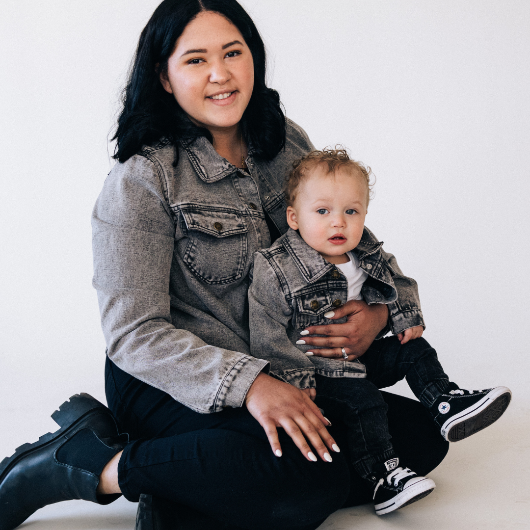 HAHA MAMA Clothing - Wholesale Denim Jacket - Kids - Silver Gray Denim Jacket - Child3