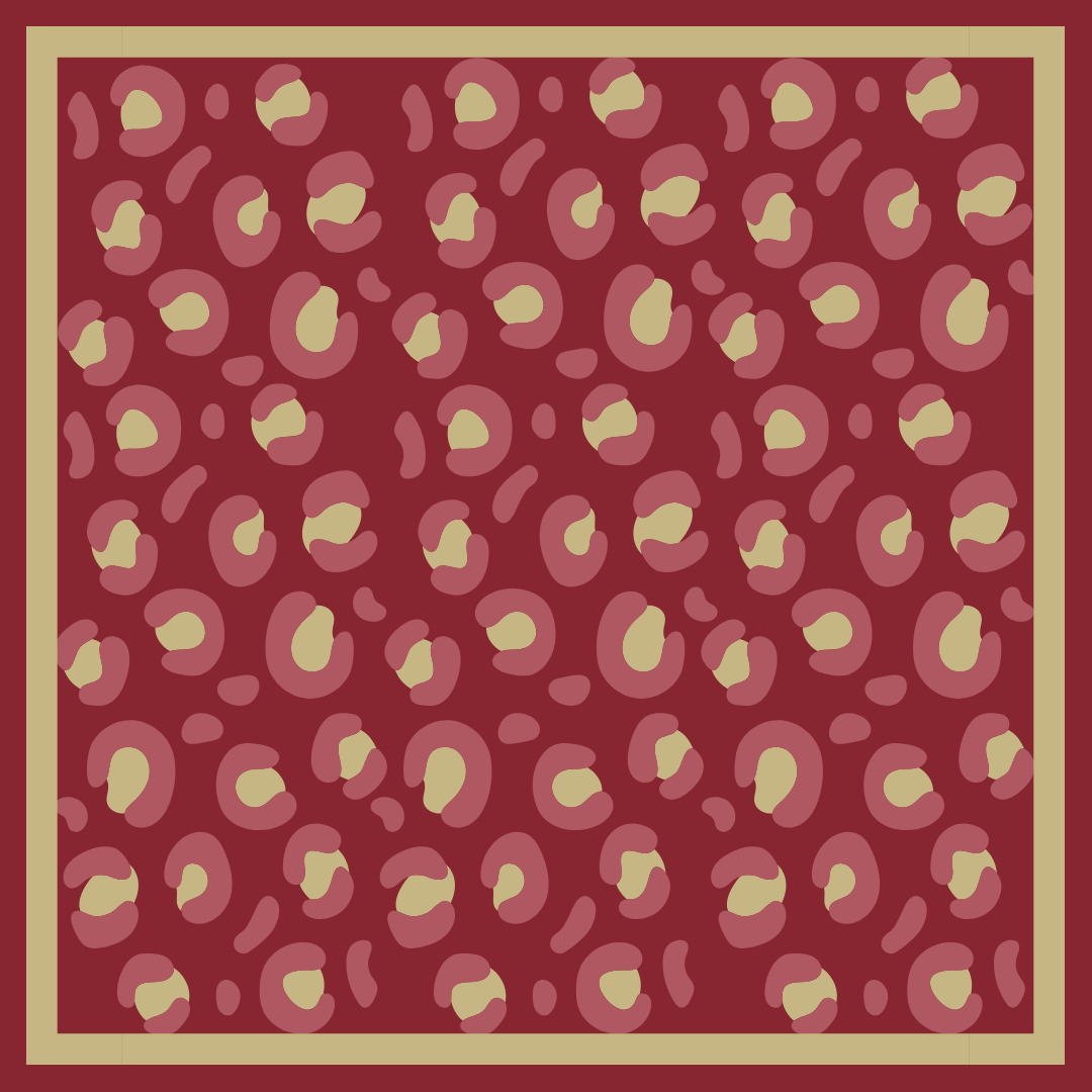 ALMA-MATER COLLECTION - Venta al por mayor Bufanda - Mujer - Pañuelo Bandana Garnet & Gold Gameday (3 ESTAMPADOS)2