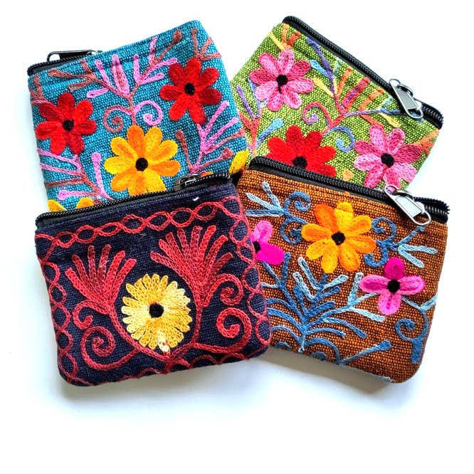 Koseli Handmade – wholesale Coin purse – Women’s – Embroidered Fabric Purses - Small2