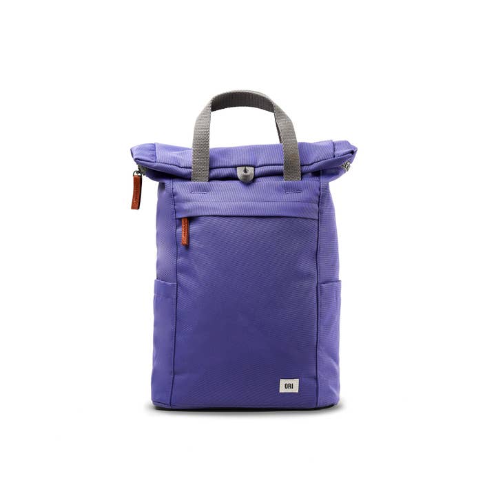 Finchley Medium Backpack in Peri Purple Canvas for wholesale by ORI London