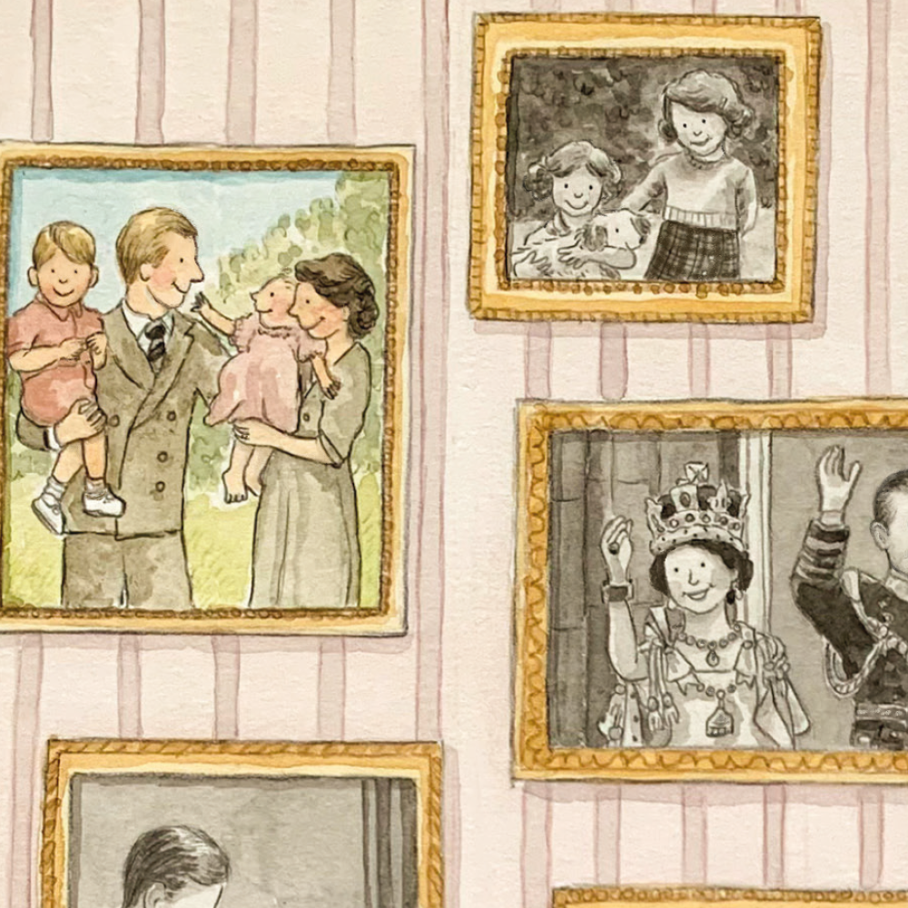 Nice Things by Helena - Wholesale Art Print - Our Wonderful Queen - (A4 hand signed print)2