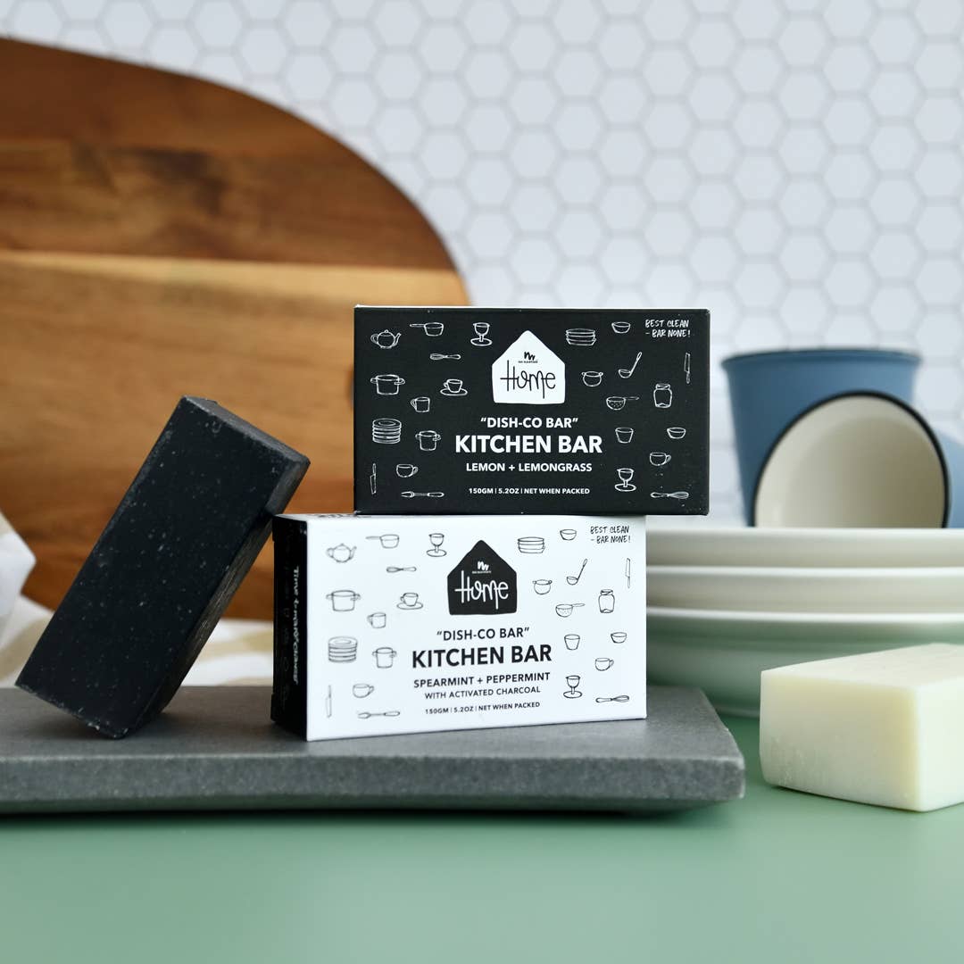 no nasties kids - Wholesale Dish soap - Spearmint + Peppermint Solid Dish-co Bar | 150g bar1