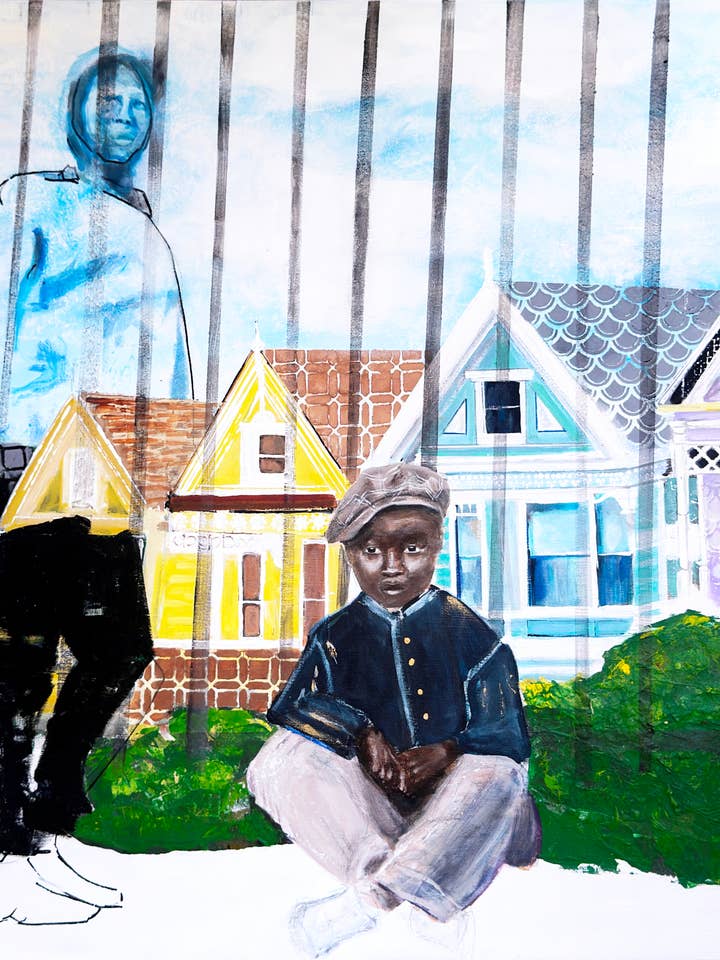 Perspetivas Contrastantes por atacado de Kelly U Fine Art Studio