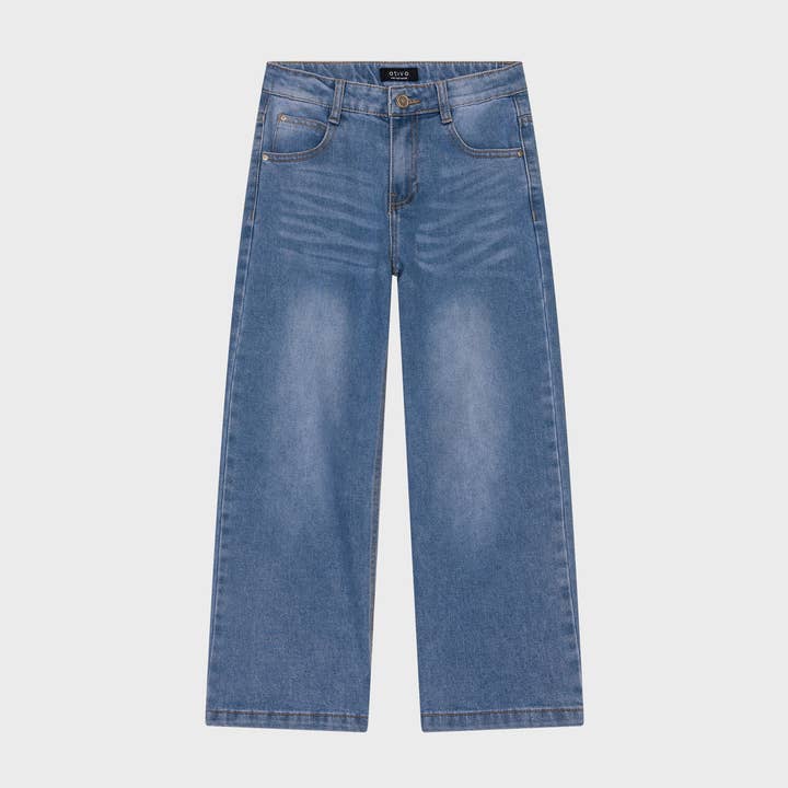 KG-YX9075-80 - Jeans pour filles pour la vente par Ativo Kids