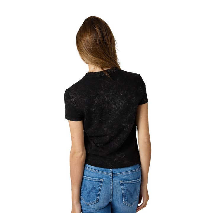 Bioworld Merchandising - Wholesale Screen Printed T-Shirt - Women's - Five Nights At Freddy's Having Fun Yet Women's Black Mineral Wash Crew Neck Short Sleeve T-shirt3