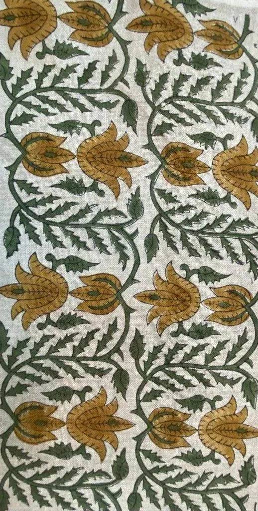 Thread To Form - Wholesale Fabric - Ria Hand Block Print Linen Fabric For Upholstery and Curtains3