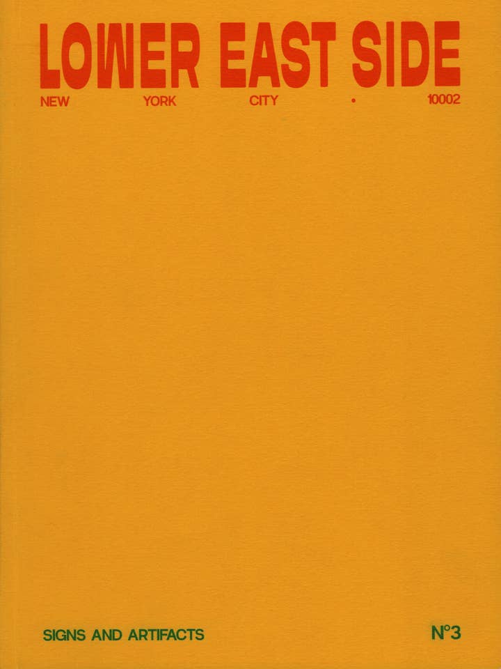 Signes et artefacts : Lower East Side pour la vente par Secret Riso Club