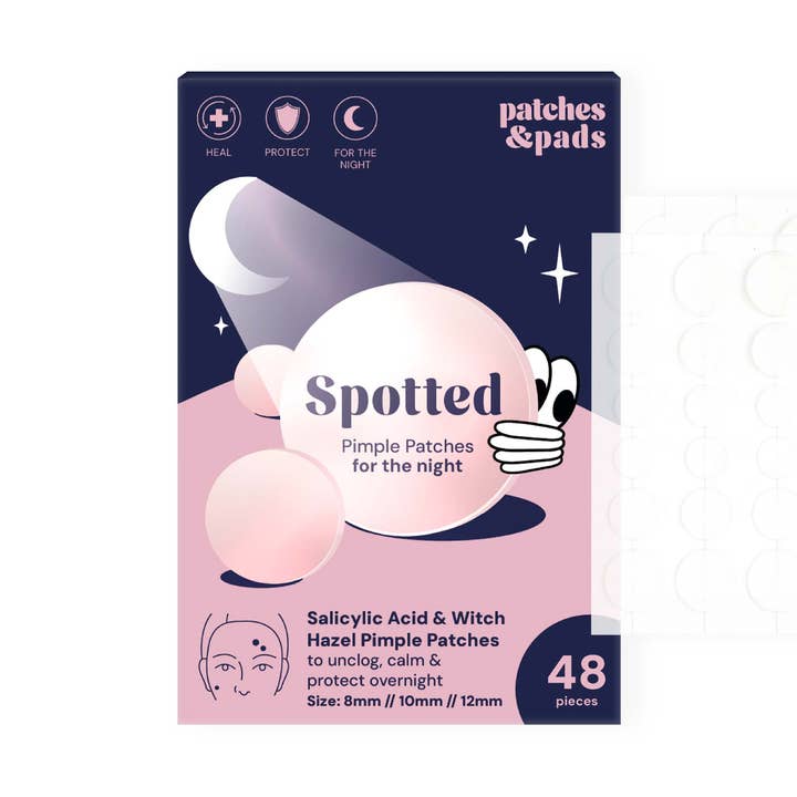 patches&pads - Patchs pour boutons - "Nuit étoilée" pour la vente par Beauty Avant-Garde